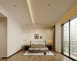 Diagramme d'effet de rendu 3D de villa de luxe française haut de gamme - Conception personnalisée de toute la maison, application résidentielle et hôtelière de type boutique - Product Image 1