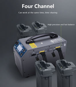 EV-PEAK U6Q 4 Channel 60A High Current 3000W Quick Balance Charger Power Station for <b>Drone</b> Accessories with 12-14S <b>Battery</b> - Product Image 5