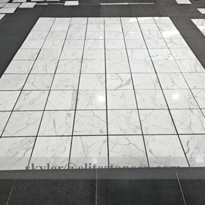 Baldosas de Mármol Calacatta <span class=keywords><strong>Oliva</strong></span> Pulido 24x24, Baldosas de Piedra Natural para Paredes y Pisos de Baños - Product Image 3