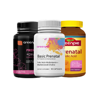 Greenpie Capsules Prénatales Essentielles Acide Folique Multivitamines Multiminéraux Choline Femmes Enceintes Allaitantes OEM Marque Privée