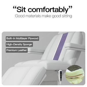 Madamcenter Lit <span class=keywords><strong>de</strong></span> beauté inclinable électrique <span class=keywords><strong>Table</strong></span> <span class=keywords><strong>de</strong></span> salon spa <span class=keywords><strong>Fauteuil</strong></span> réglable <span class=keywords><strong>Massage</strong></span> Lashista Canapé <span class=keywords><strong>de</strong></span> cosmétologie Spa esthétique - Product Image 4