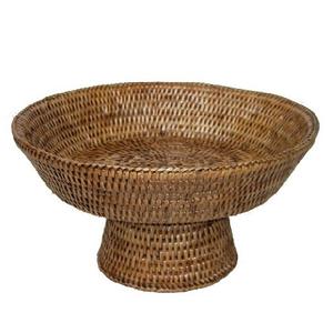 Plateau de service en rotin Vente en gros Artisanat pratique pour le stockage des fruits et des noix Panier tissé décoratif pour les cartons à usage domestique - Product Image 2