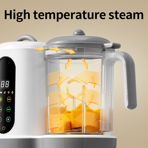 Robot culinaire multifonction 4-en-1 pour bébé : cuiseur vapeur, mixeur et processeur pour préparer des purées, cuire, cuire à la vapeur et réchauffer les biberons en une seule machine - Product Image 4