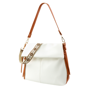 Sac à bandoulière de voyage en cuir PU pour femmes, design durable avec fermeture éclair, sac à main quotidien - Product Image 2