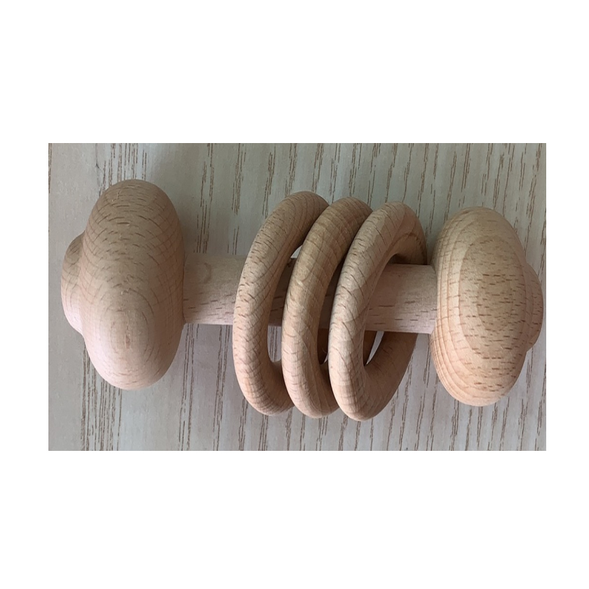 Хит продаж, экологически чистые погремушки и Погремушки из Букового дерева, детские развивающие игрушки