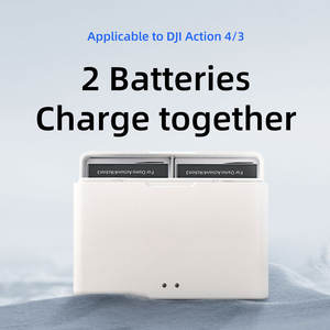Batterie double chargeur pour Dji Osmo <span class=keywords><strong>Action</strong></span> 3 /4 Power Battery Dual Slot Battery Storage Box For Osmo <span class=keywords><strong>Action</strong></span> Camera Accessories - Product Image 2
