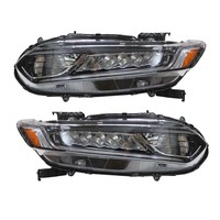 Ensemble de phares LED Honda Accord 2018-2020, projecteur, phare avant, plug and play, DRL, halo, yeux d'ange