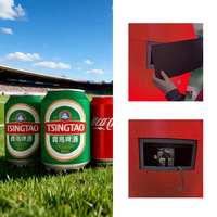 Solution clé en main, écran publicitaire commercial créatif en forme de canette de cola, écran vidéo LED pour canette de boisson, écran publicitaire pour bière