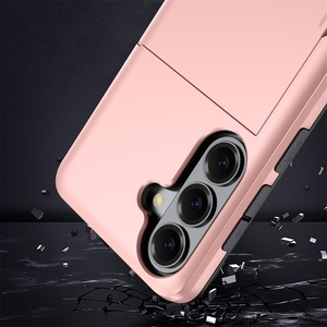 Étui portefeuille fin antichoc pour <span class=keywords><strong>Samsung</strong></span> Galaxy A57 A37 A17 A56 A36 A16 avec porte-cartes dissimulé, coque de protection robuste - Product Image 5