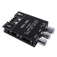 Carte amplificateur de subwoofer ZK-502T TPA3116D2 BT 5.0, amplificateur audio stéréo haute puissance 2.0 canaux, carte amplificateur 2*50W Bass AMP