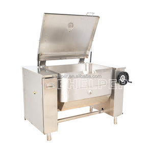 Mới nhất 300L khí thương mại sưởi ấm nghiêng lớn braising <span class=keywords><strong>Pan</strong></span> - Product Image 1