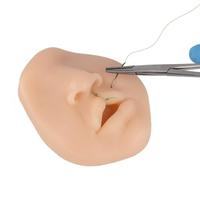 Modèle d'enseignement médical: Modèle unilatéral de lèvre fendue de silicone pour la formation chirurgicale de suture