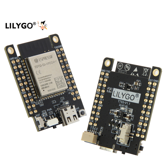 LILYGO T7 S3 ESP32-S3 WIFI Bluetooth 5.0 32-bit LX7 Dual-core ESP32-S3-WROOM-1 Module 8MB PSRAM 16MB Flash Development Module
