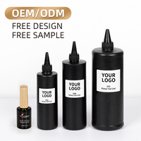 Vente en gros d'ongles de qualité supérieure Gel UV 100ml 250ml 500ml 1000ml Kit de couche de base de recharge en vrac avec options OEM/ODM