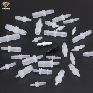 Raccord à barbillons droit JU 1/4" 5/16" à 2 voies pour tubes médicaux, connecteur de jonction à barbillons pour tubes - Product Image 6