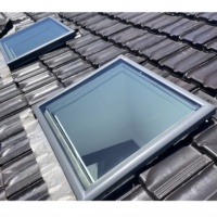 Ciel artificiel personnalisé toit ouvrant motorisé véranda lucarnes ouvertes verre aluminium étanche électrique lucarne fenêtre de toit