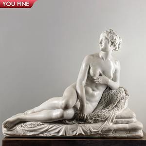 <span class=keywords><strong>Pauline</strong></span> <span class=keywords><strong>Bonaparte</strong></span> classique en marbre blanc de taille réelle comme <span class=keywords><strong>Sculpture</strong></span> de Statue de Vénus Virtiques - Product Image 3