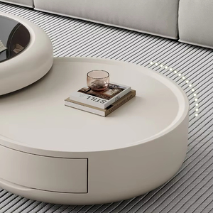 Moderni tavolini da caffè eleganti piani in vetro allungabili eleganti soluzioni di stoccaggio per mobili per la casa per uso appartamento - Product Image 6
