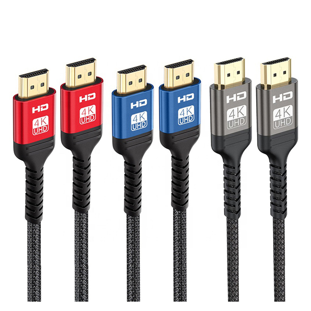 Xput 2m High-Speed 4K 2.0 60Hz 3D HDNI Cable Gold Plated Male-to-Male Braid Shielded PVC Jacket for Monitor DVD Player