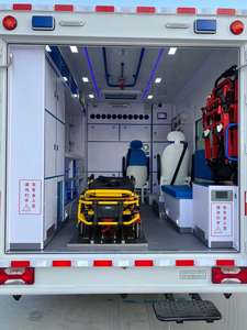 Naveco Ousheng รถพยาบาลทางการแพทย์เชื้อเพลิงดีเซลรุ่นใหม่สำหรับการตรวจสอบในโรงพยาบาล ICU รถขนส่ง - Product Image 6