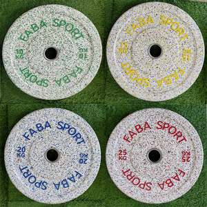 Discos de Goma de Alta Temperatura para Gimnasio, Placas de Peso de 25 kg, Oferta - Product Image 5