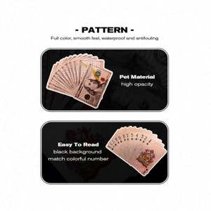 Usine papier gaufré personnalisé allemand noyau noir bleu gris coeur cartes à jouer <span class=keywords><strong>Poker</strong></span> - Product Image 2