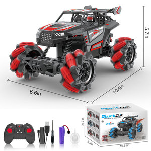Auto RC Acrobatica 1:14 con Spruzzo d'Acqua e Luci LED, 2.4G 4WD, Drift Laterale a 360° °   Giocattolo Girevole per Bambini a Forma di Veicolo da Corsa Fuoristrada - Product Image 3