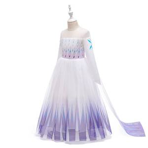Nuevo Vestido de Princesa de Hielo y Nieve para Niñas 2026, Vestido Azul de Cristal para Cosplay, Festival, Actuación en Escenario, Fiesta de Cumpleaños, Disfraz de Carnaval - Product Image 4