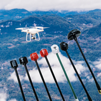 Antenne Lollipop FPV étanche en gros, omnidirectionnelle 5.2GHz-5.8GHz, longueur 200mm, LHCP, courte, pour drone de course FPV VTX VRX