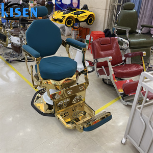 Silla de Salón Plegable de Lujo KISEN, Silla de Peluquería Hidráulica Profesional, Equipo Duradero para Barbería, Muebles para Hotel en Venta - Product Image 2