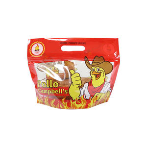 Emballage alimentaire pour poulet rôti, aliments surgelés, impression personnalisée, fermeture éclair refermable, <span class=keywords><strong>micro</strong></span>-ondable, recyclable, CPP - Product Image 3