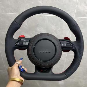 Volant en cuir directement de l'usine pour <span class=keywords><strong>Audi</strong></span> A3 A4 A5 A6 A7 Q3 Q5 S4 S5 RS7 – Pièces automobiles personnalisables en gros - Product Image 2