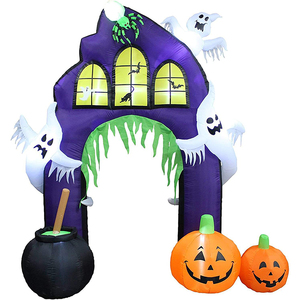 <b>Inflatable</b> Halloween Arch for Decoration Pumpkin Gate Welcome Archway 20240629 <b>Inflatable</b> Halloween Decoration <b>Inflatable</b> Hallow - Product Image 6