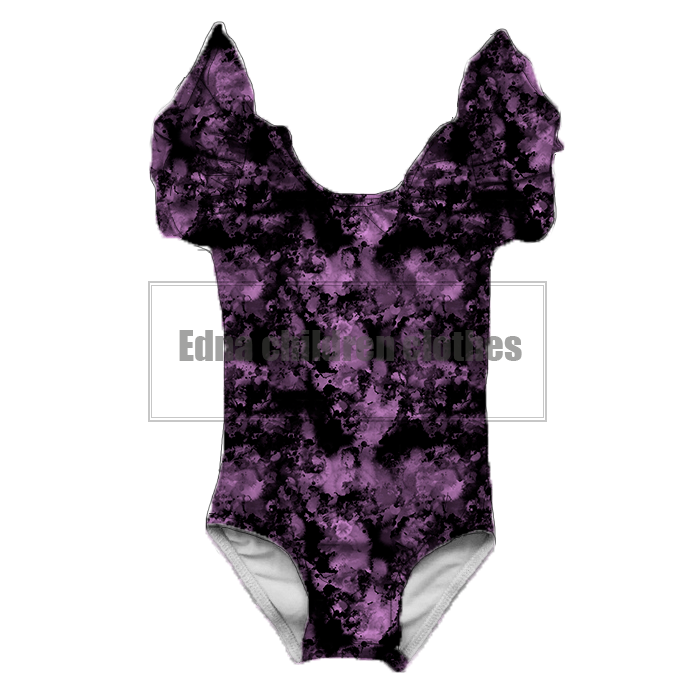 Модный Купальник с автографом для маленьких девочек, комбинезон для малышей, молочный шелк, Детская рубашка с короткими рукавами и баской на спине, оптовая продажа