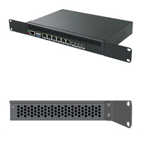 Servidor de 1U para Montaje en Rack, 6 Puertos LAN, PfSense, OPNsense, 4 Puertos SFP/SFP+, DDR4, Red Intel Atom C3758, C3808, C3958, Router, Firewall