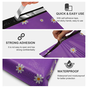 Eko moda uluslararası perakendeciler güvenli lojistik için geri dönüşümlü yeşil sevkiyat poşetleri delinme dayanıklı 15x20 inç - Product Image 3