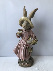 <span class=keywords><strong>Articoli</strong></span> per l'arredamento del <span class=keywords><strong>giardino</strong></span> della statua del paesaggio del cortile del balcone della statua della carota del coniglio creativo del fumetto della decorazione all'aperto - Product Image 2