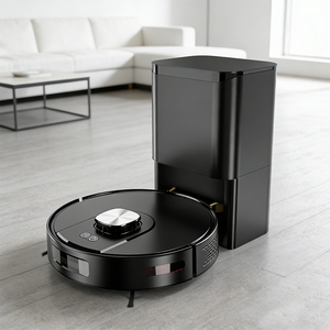 Aspiradora Robótica Inteligente GEERLEPOL V2L-SJ con Navegación LDS, Limpieza y Fregado Automáticos, Cubo de Basura Autovaciable, Uso Doméstico - Product Image 1