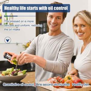 Bouteille pulvérisateur d'<span class=keywords><strong>huile</strong></span> en verre transparent avec échelle graduée 200 ml, pulvérisateur d'<span class=keywords><strong>huile</strong></span> d'olive pour la cuisson, le barbecue, les salades, la friteuse à air, accessoires de cuisine - Product Image 6
