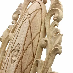 Дубовая Декоративная резная деревянная литье, деревянные аппликации и накладки