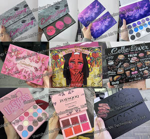 Colorete en polvo personalizado, Etiqueta Privada, Vegano resaltador, paleta de contorno, pigmento, Etiqueta Privada, paleta de rubor, paleta de rubor de maquillaje - Product Image 6