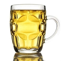 Verres gaufrés de haute qualité 2025, 250 ml et 500 ml, avec logo personnalisé, chopes à bière allemandes en forme d'ananas, verre à bière personnalisé avec poignée