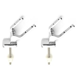 Kit de bisagras cromadas American Innova Passante para asientos de inodoro, paquete de 2 - Product Image 1
