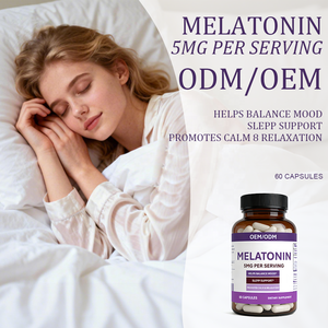 <span class=keywords><strong>Capsule</strong></span> di melatonina da 5 mg - Integratore alimentare per il sonno e l'equilibrio dell'umore |   Integratore Alimentare OEM/ODM 60 <span class=keywords><strong>Capsule</strong></span> - Product Image 2