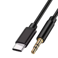 Câble audio auxiliaire USB-C vers 3,5 mm en gros d'usine, rallonge stéréo pour casque USB-C vers 3,5 mm, câble audio auxiliaire de voiture Type-C