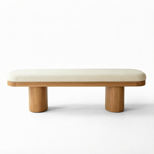 Banco Moderno Tapizado en Madera para Dormitorio o Sala de Estar - Product Image 1