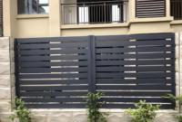 Poteau de balustrade de jardin moderne en aluminium thermolaqué écologique pour balcon ou clôture extérieure