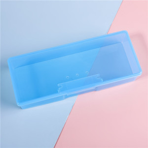 Boîte de rangement transparente en plastique pour capsules d'ongles 20x8x4cm, organiseur pour stylos de broderie, bijoux et diamants, étui personnalisable avec logo - Product Image 6