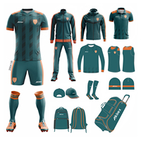 Grosir Pabrik Jersey Sepak Bola Pria Cepat Kering Bahan Spandex/Polyester Dapat Disesuaikan Nomor dan Nama Tim Melalui Transfer Termal Olahraga
