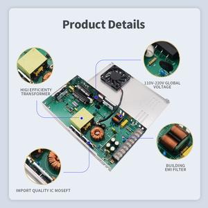 24V DC cung cấp điện 200W chuyển đổi 110V/220V AC SMPS chuyển đổi biến áp cho LED Strip LCD Monitor CCTV đài phát thanh xe hơi âm thanh nổi - Product Image 3